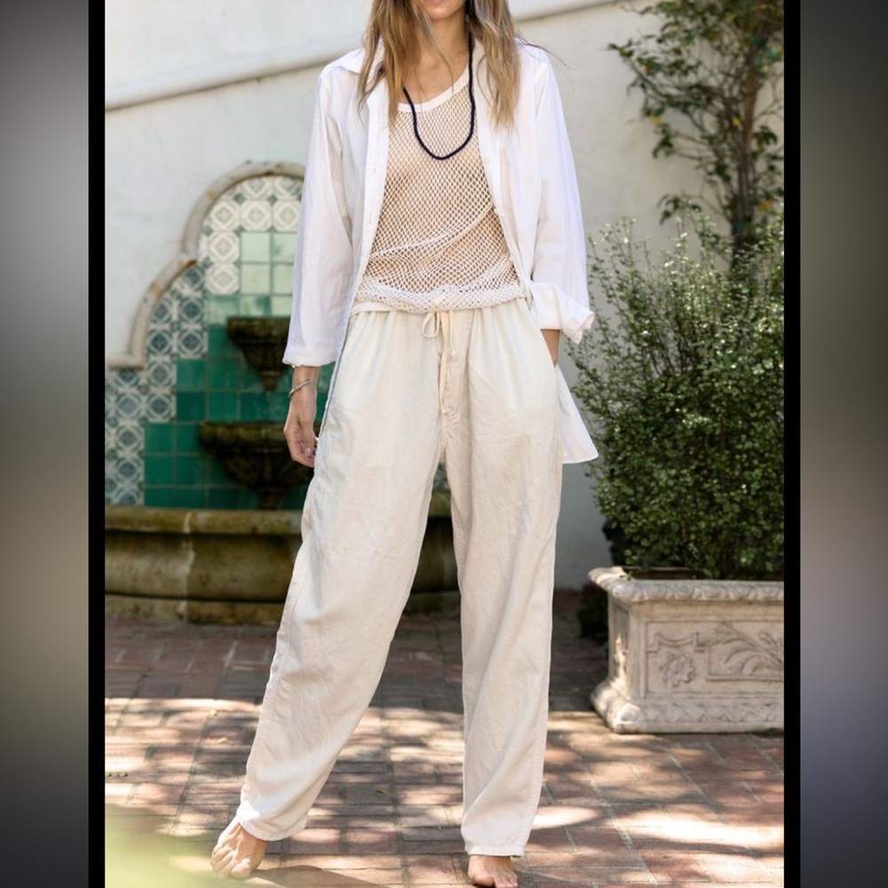 Imogene+willie the lounge pant in stone - size small- like new